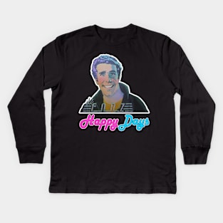 The Fonz! Kids Long Sleeve T-Shirt